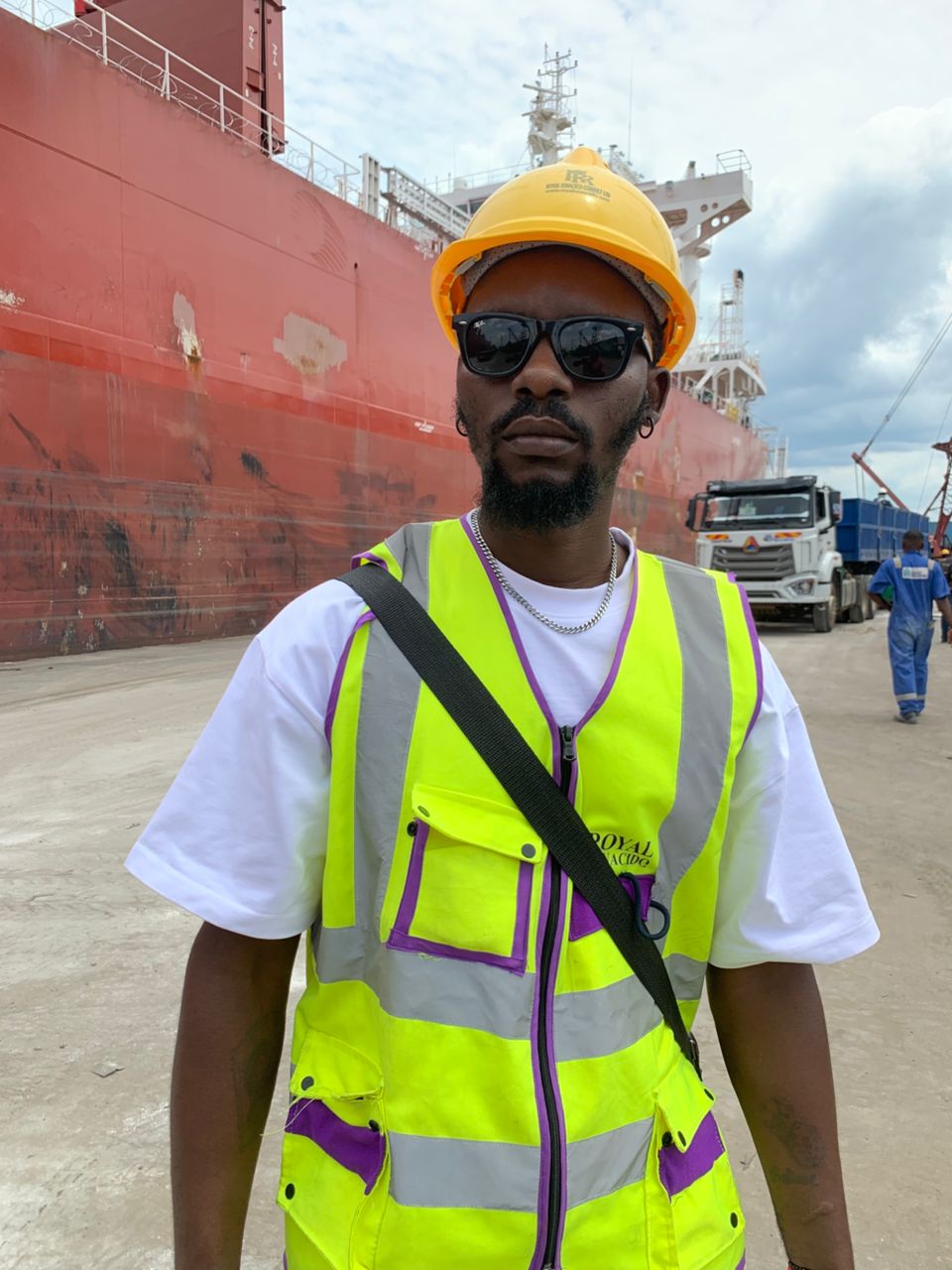 Operations staff at port